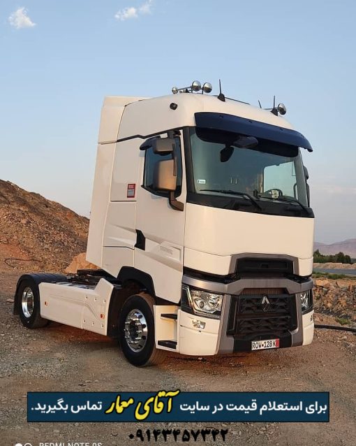 کشنده رنو T520 سقف بلند مدل 2020 کارکرد 400000 کد truck107