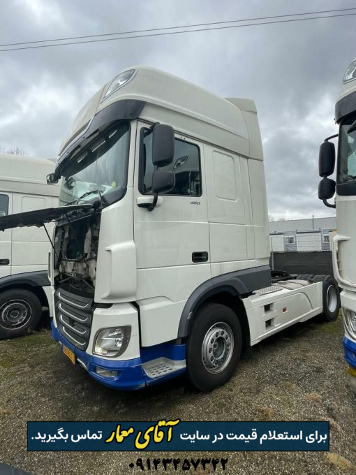 کامیون داف DAF XF480 سقف بلند مدل 2019 وارداتی کد truck190