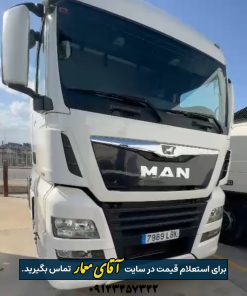 کامیون مان MAN TGX 18.500 سقف نرمال مدل 2019 کد truck361